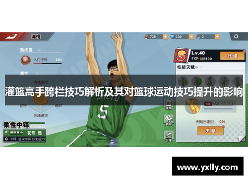 灌篮高手跨栏技巧解析及其对篮球运动技巧提升的影响